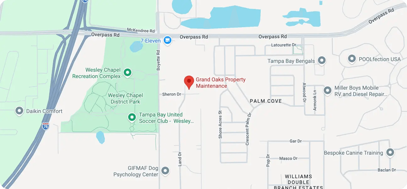 Grand Oaks Tree Service Service Area Map